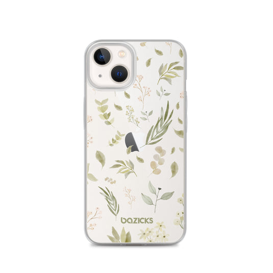 Botanical Bliss - Clear Case for iPhone®