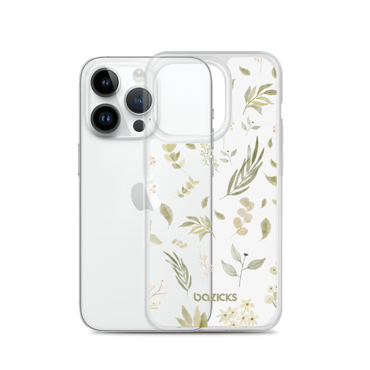 Botanical Bliss - Clear Case for iPhone®