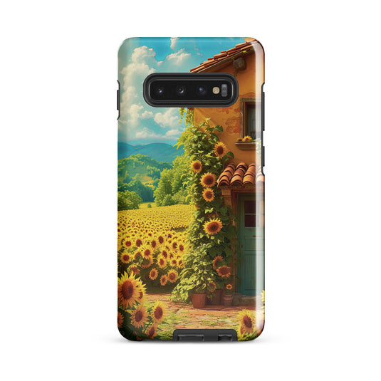 Sunflowers House Tough case for Samsung