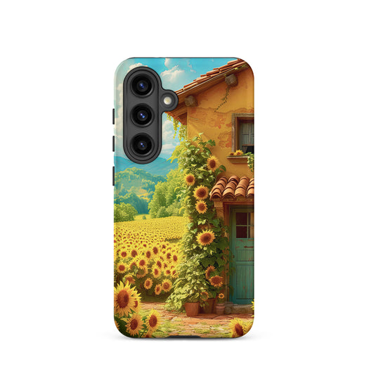 Sunflowers House Tough case for Samsung